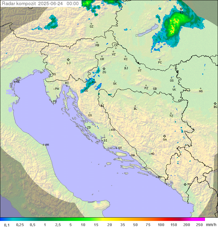 Padavine Hrvaška