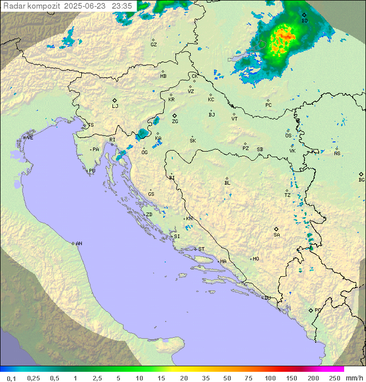 Padavine Hrvaška