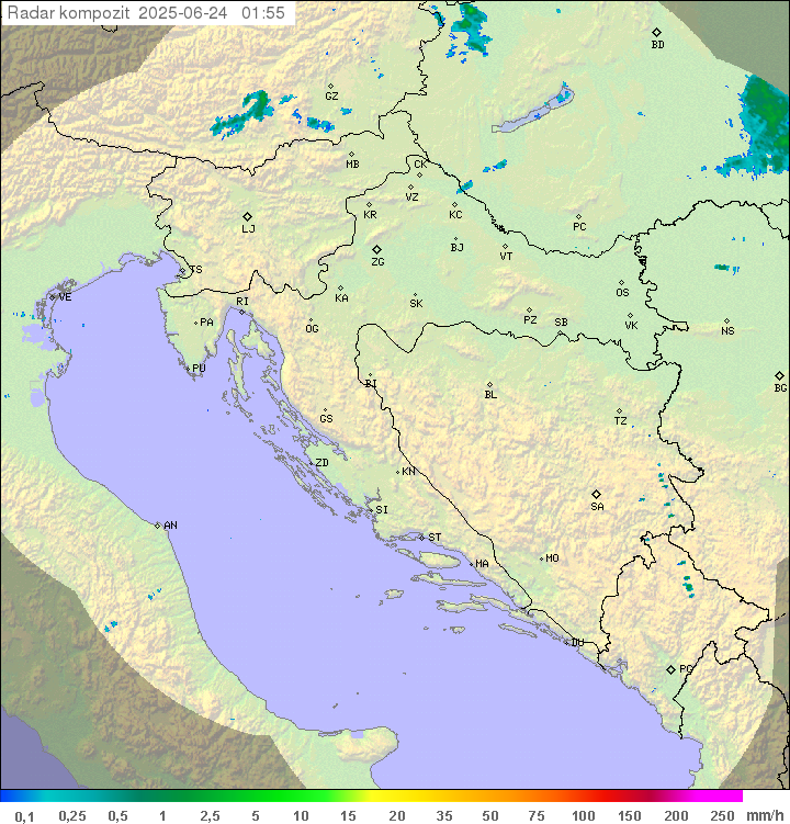 Padavine Hrvaška