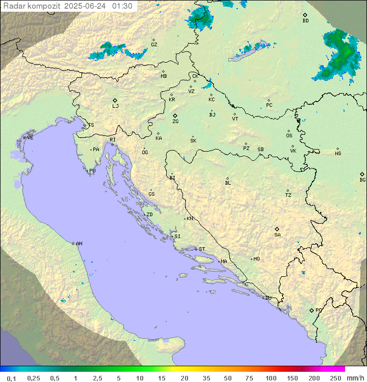 Padavine Hrvaška