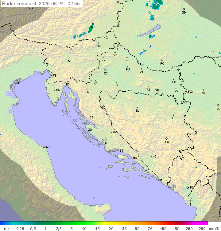 Padavine Hrvaška