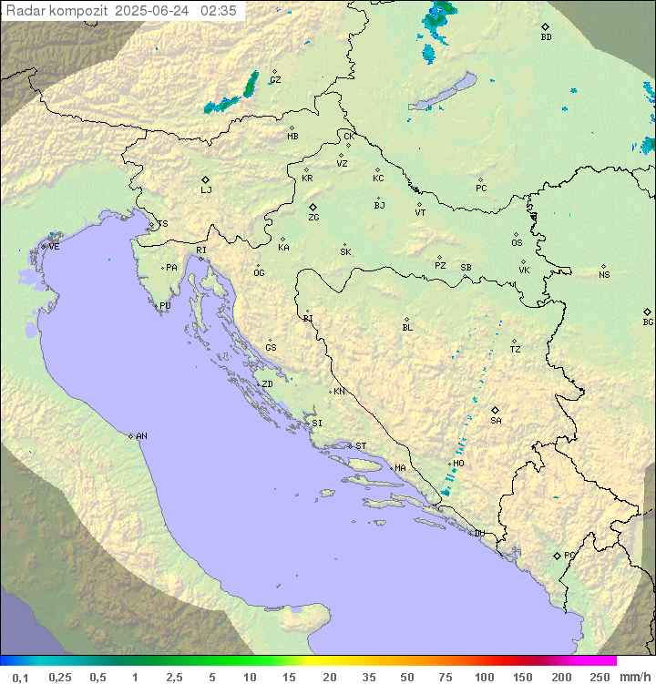 Padavine Hrvaška