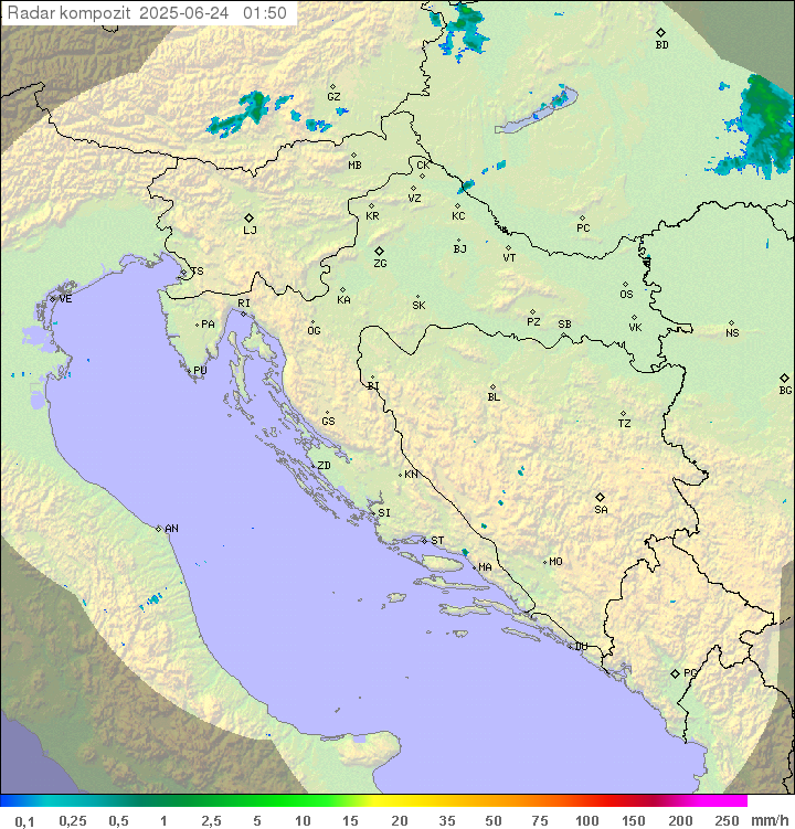 Padavine Hrvaška