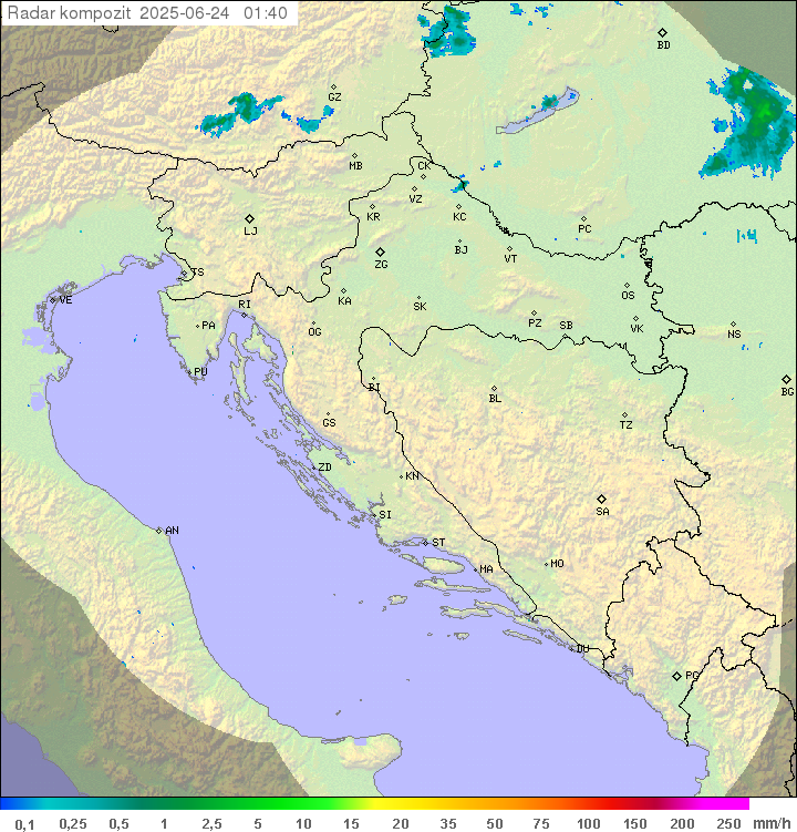 Padavine Hrvaška