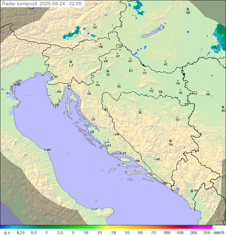 Padavine Hrvaška