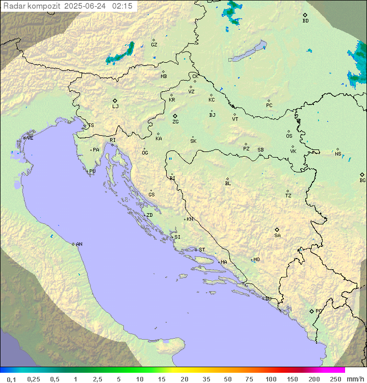 Padavine Hrvaška