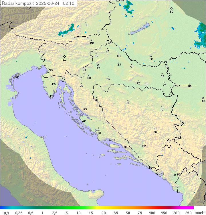 Padavine Hrvaška