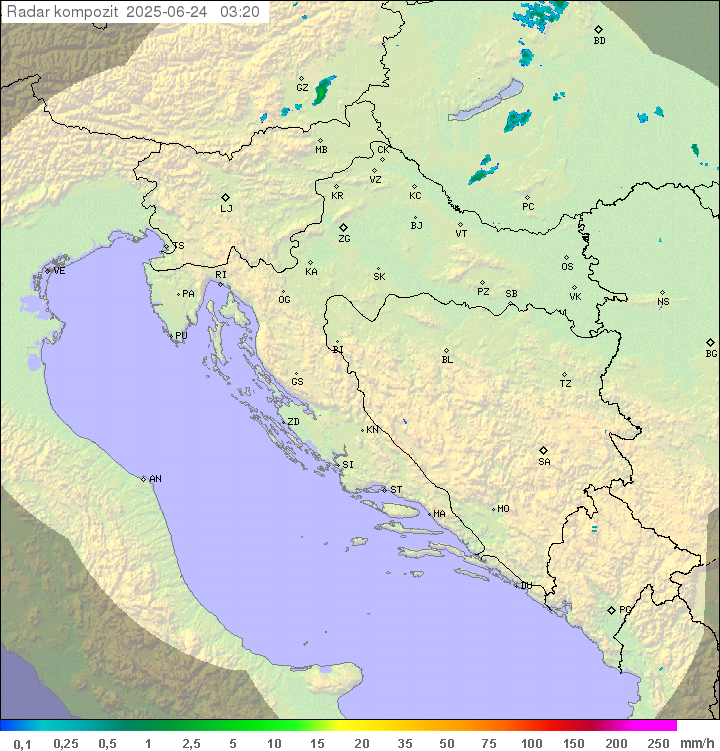 Padavine Hrvaška