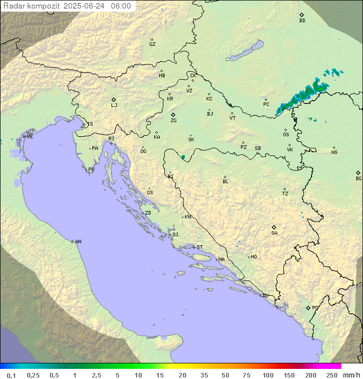 Padavine Hrvaška