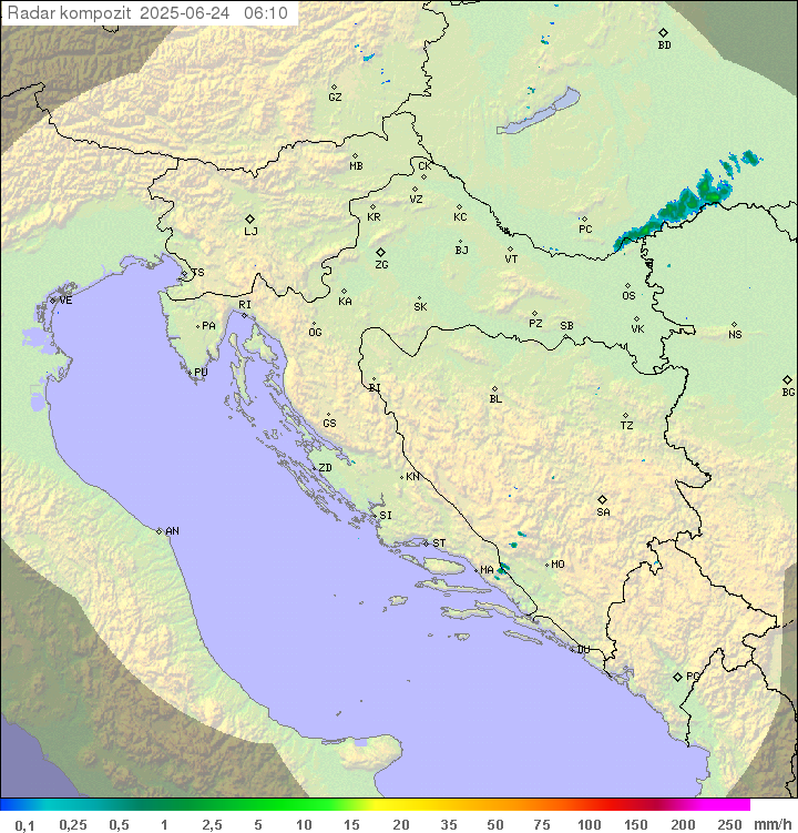 Padavine Hrvaška
