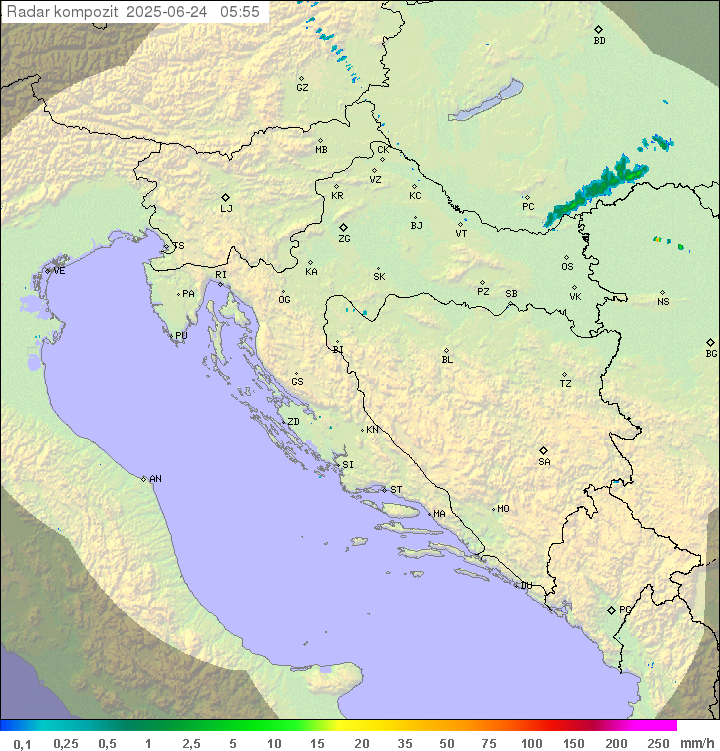 Padavine Hrvaška