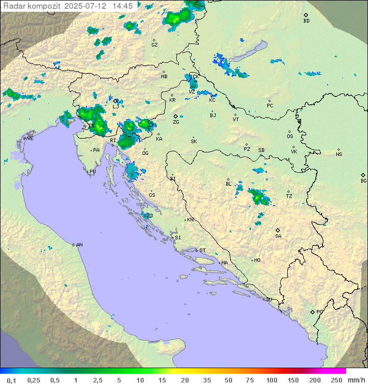 Padavine Hrvaška