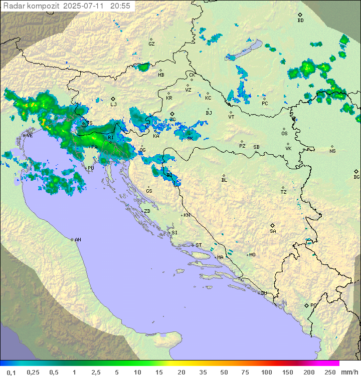 Padavine Hrvaška