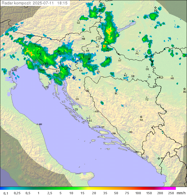 Padavine Hrvaška