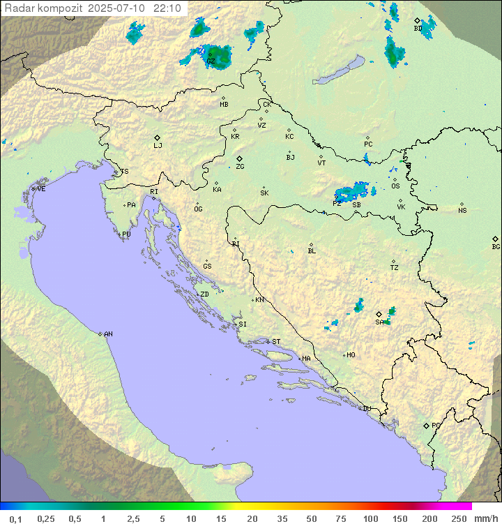 Padavine Hrvaška