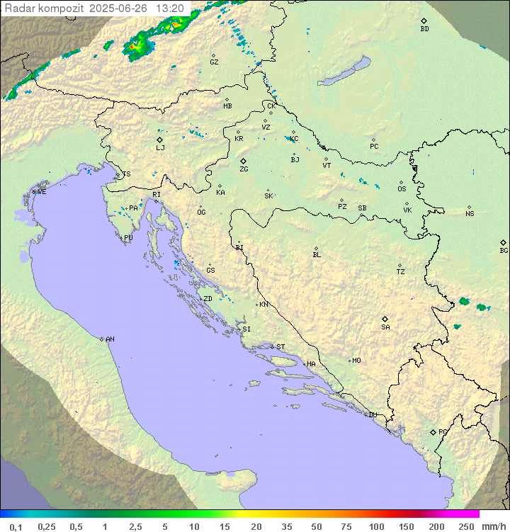 Padavine Hrvaška