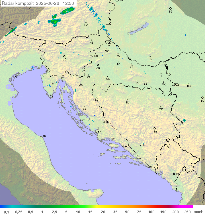 Padavine Hrvaška