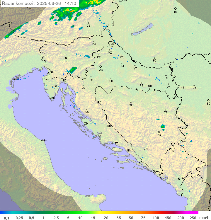 Padavine Hrvaška