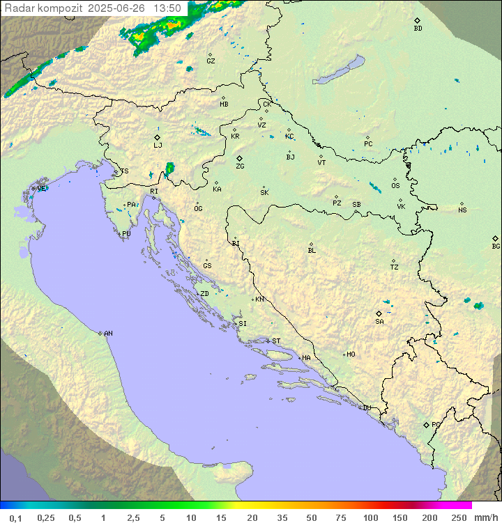 Padavine Hrvaška