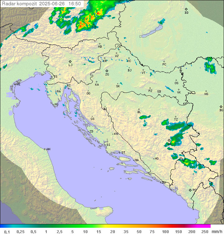Padavine Hrvaška