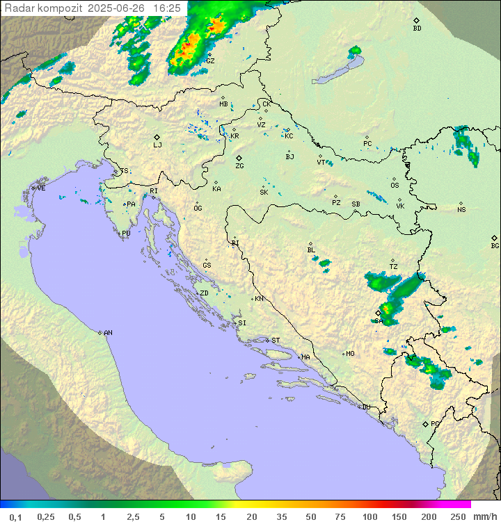 Padavine Hrvaška