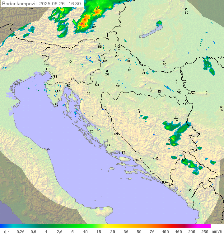 Padavine Hrvaška