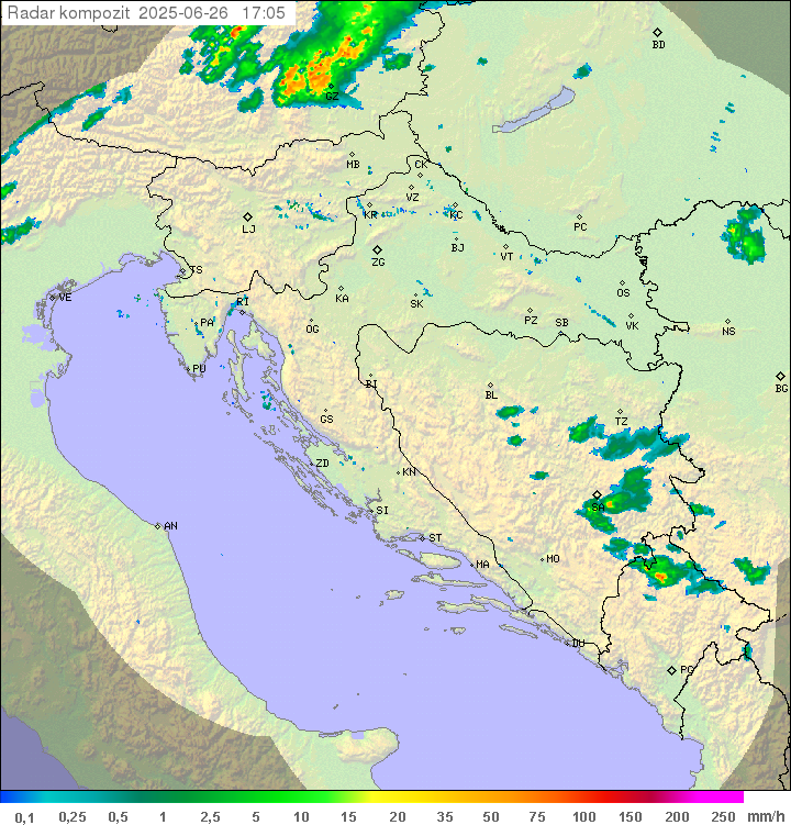 Padavine Hrvaška