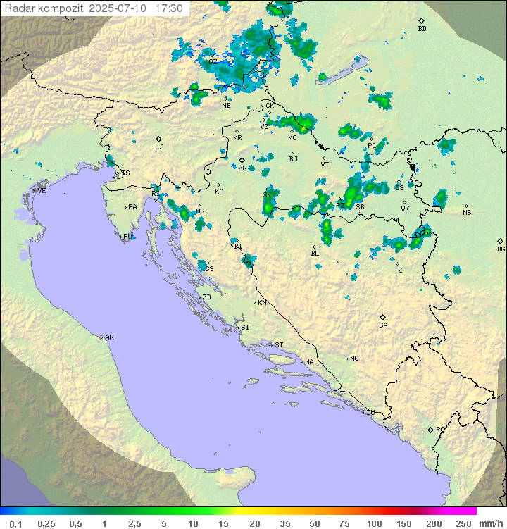 Padavine Hrvaška