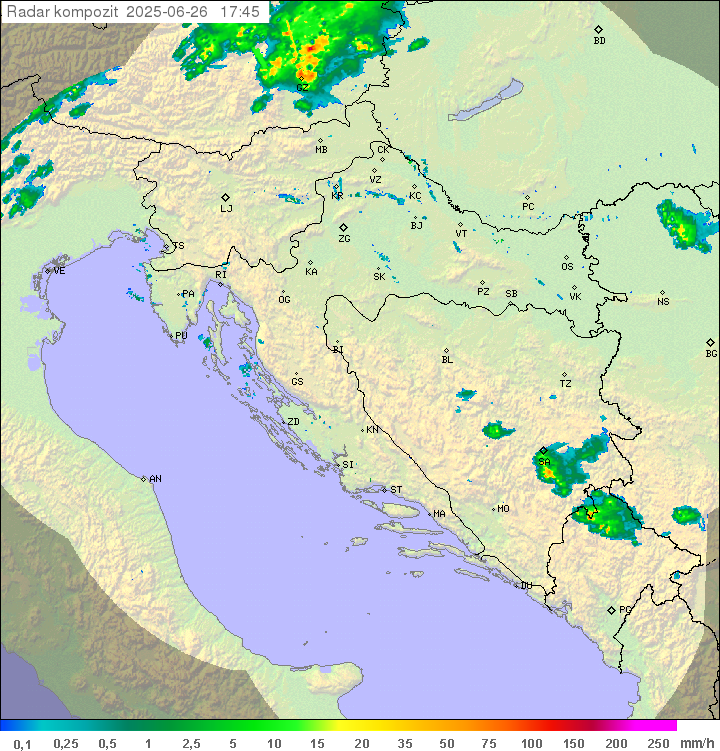 Padavine Hrvaška