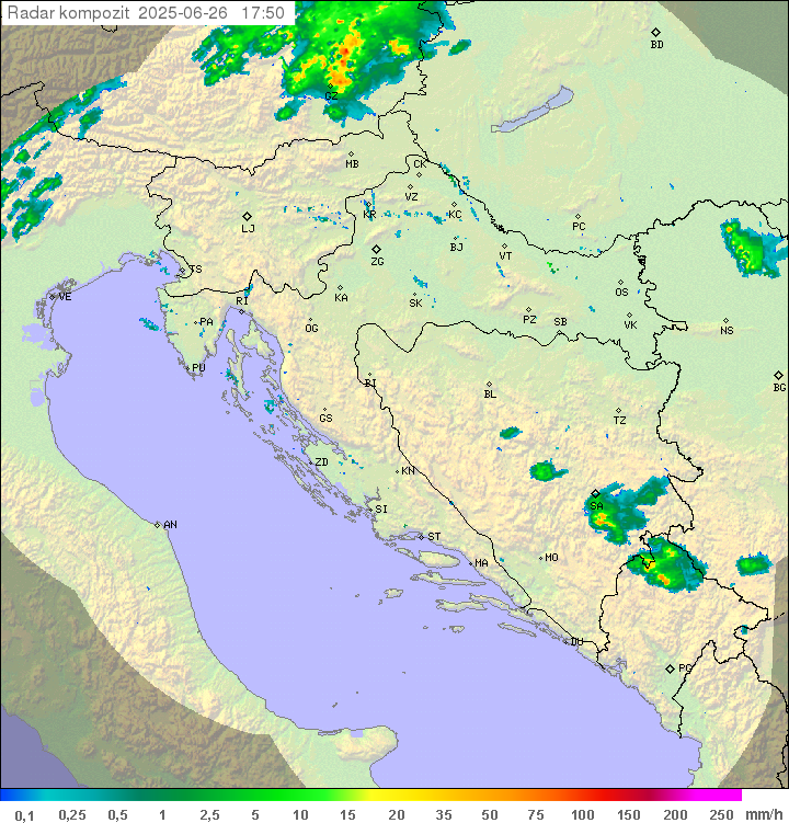 Padavine Hrvaška