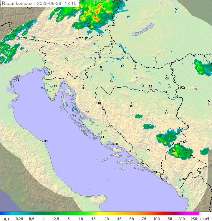 Padavine Hrvaška