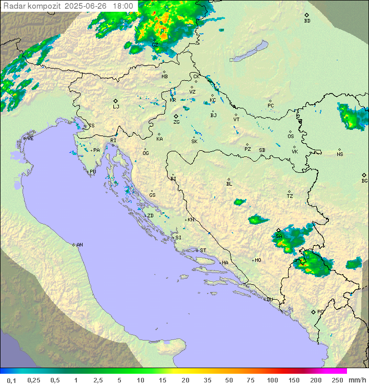 Padavine Hrvaška