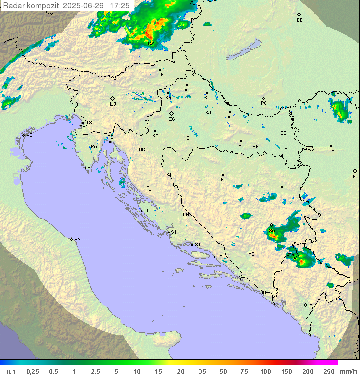 Padavine Hrvaška