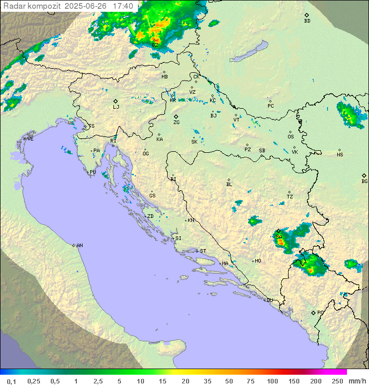 Padavine Hrvaška