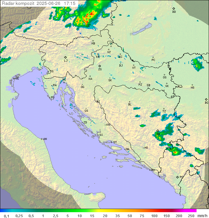 Padavine Hrvaška