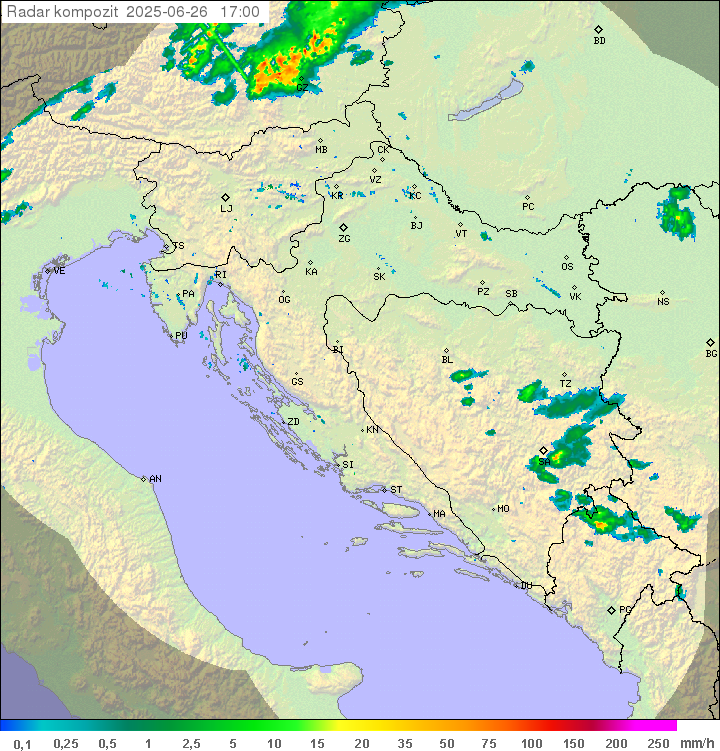 Padavine Hrvaška