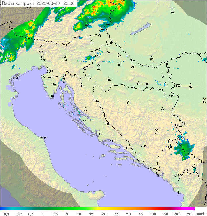 Padavine Hrvaška