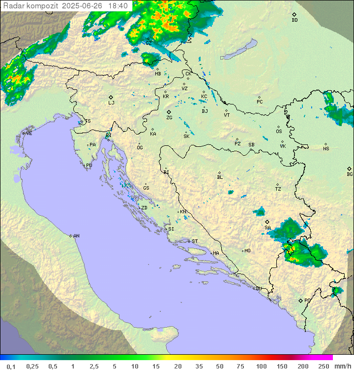 Padavine Hrvaška