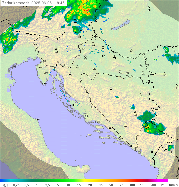 Padavine Hrvaška