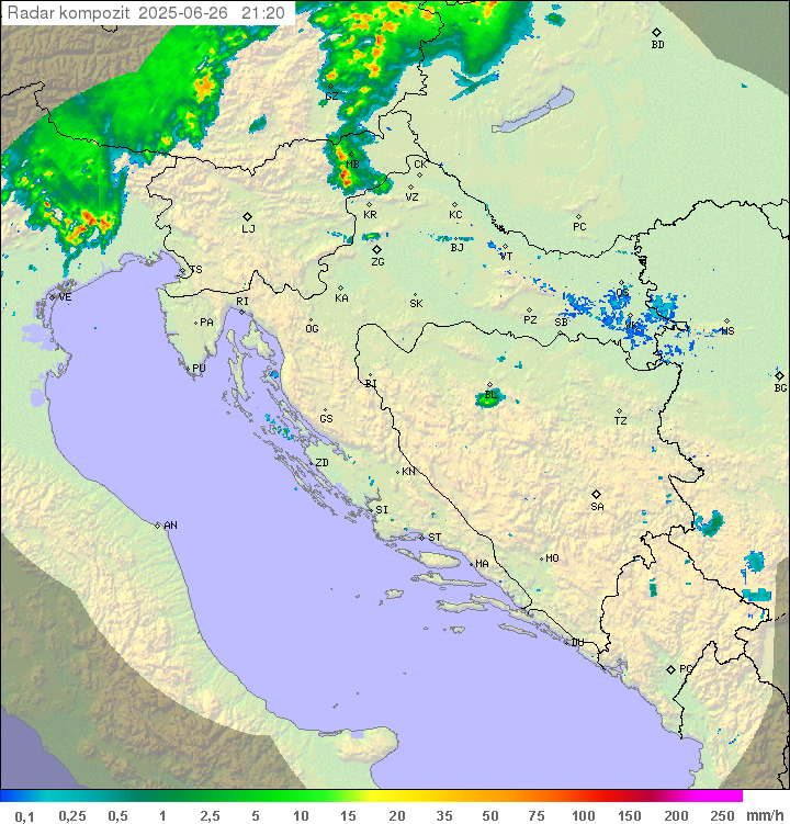 Padavine Hrvaška