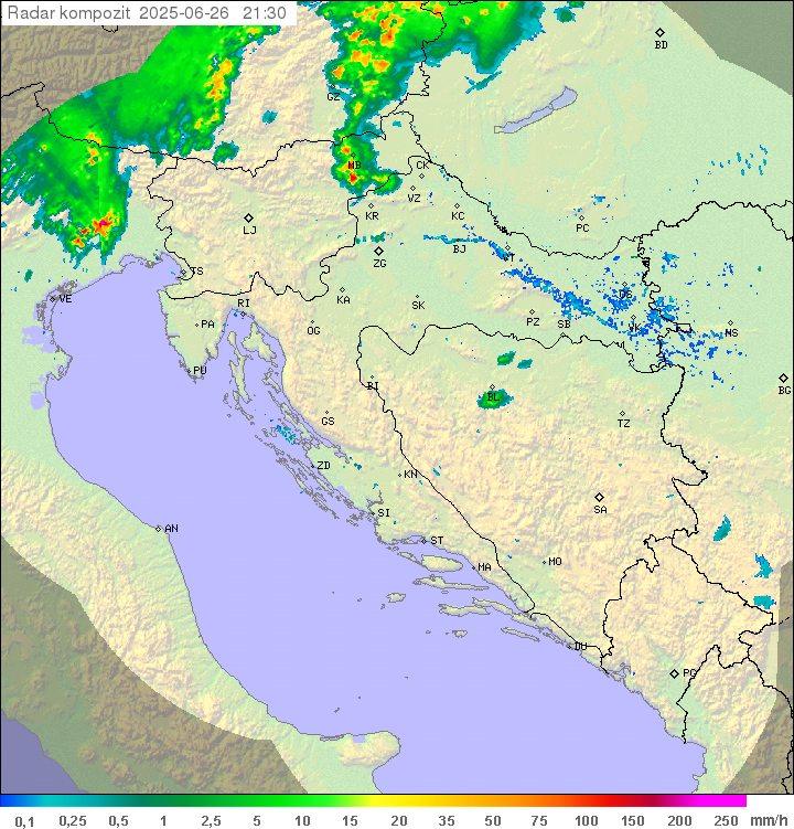 Padavine Hrvaška