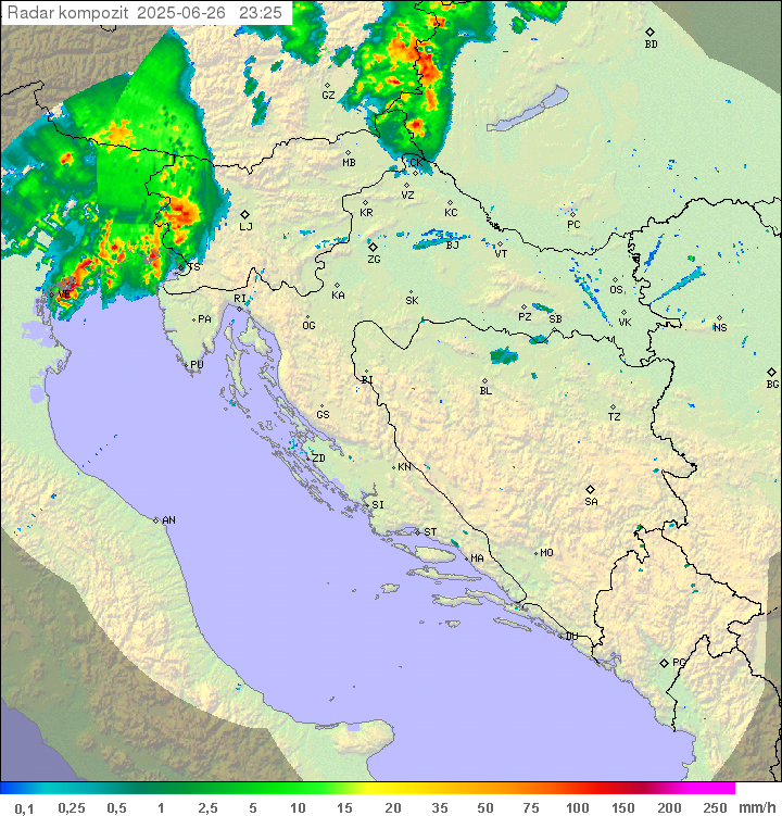 Padavine Hrvaška