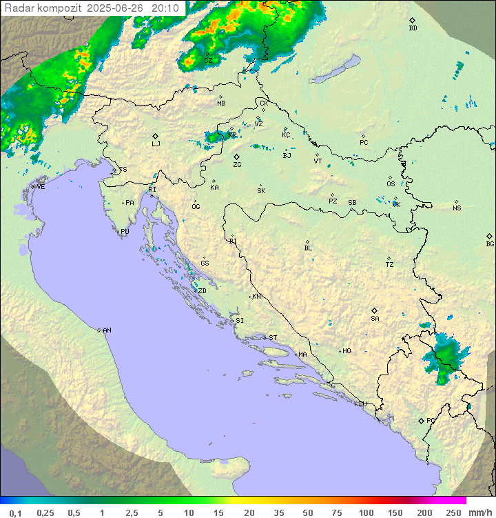 Padavine Hrvaška