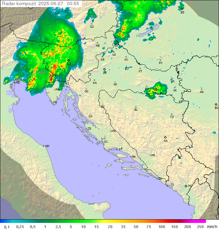 Padavine Hrvaška