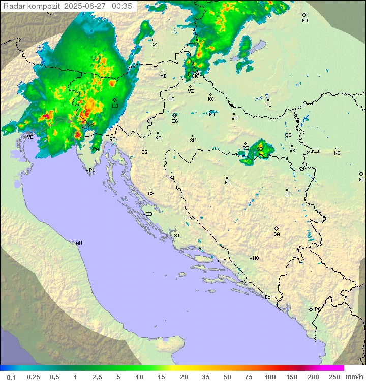 Padavine Hrvaška