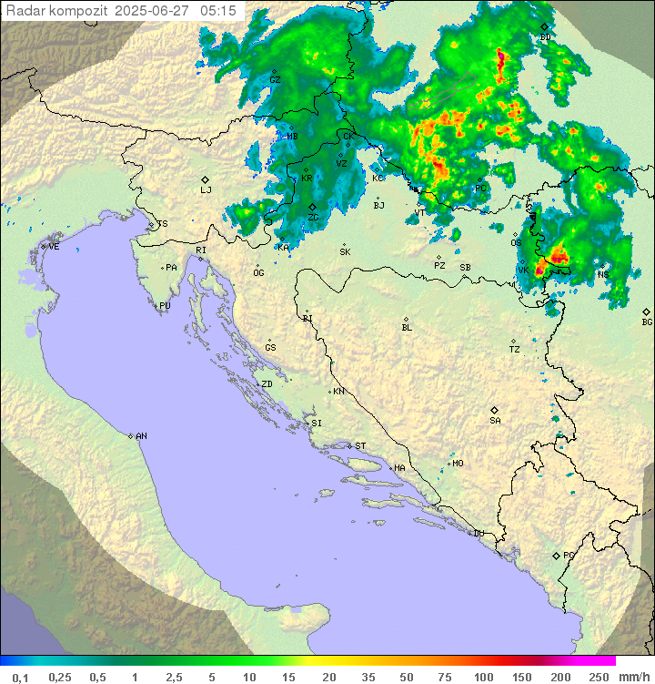 Padavine Hrvaška
