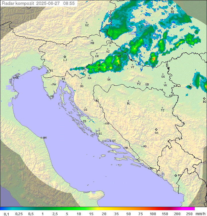 Padavine Hrvaška