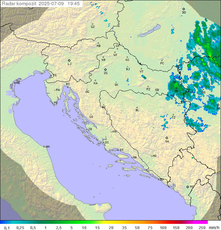 Padavine Hrvaška