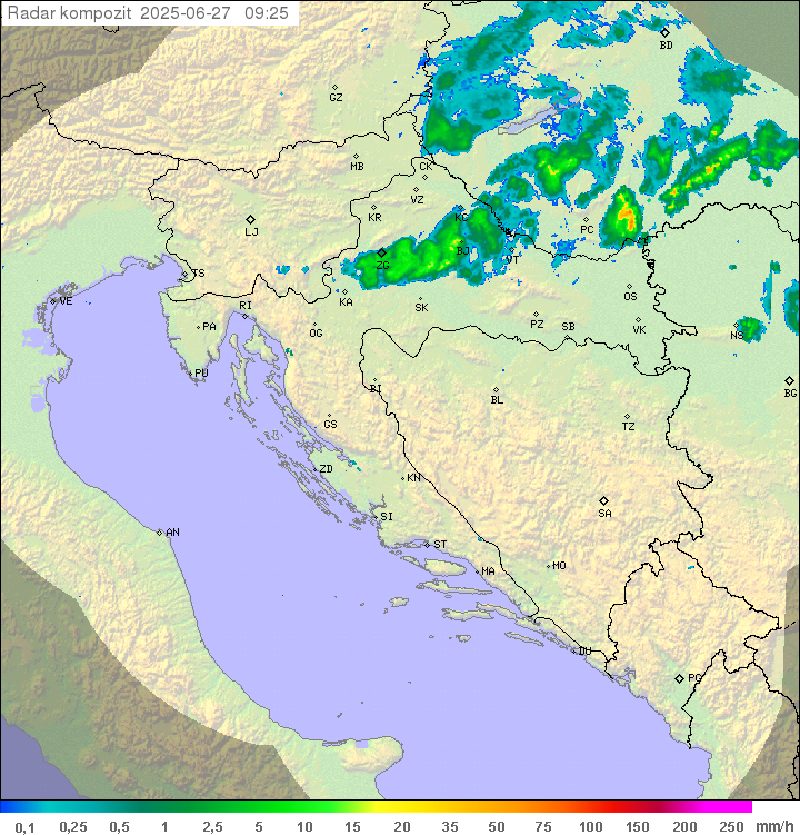 Padavine Hrvaška