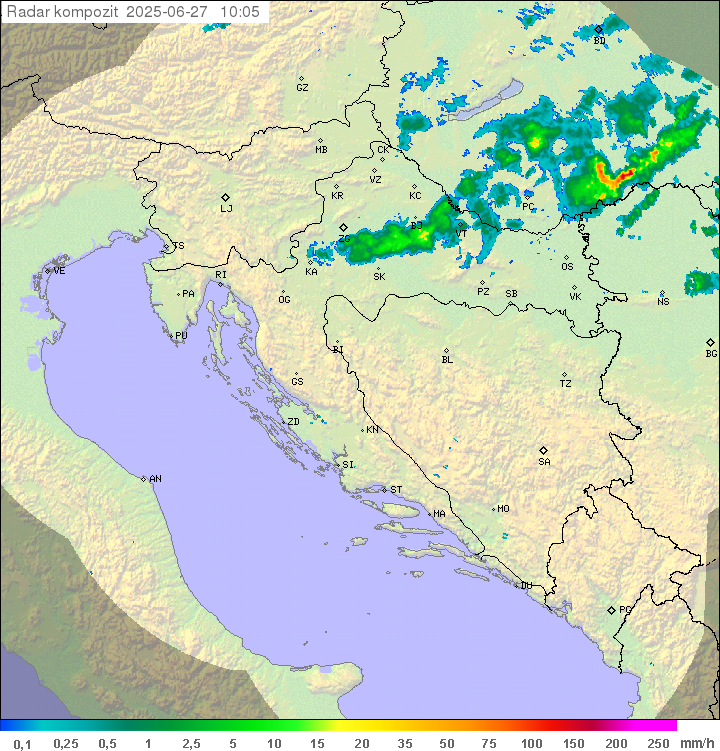 Padavine Hrvaška